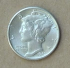 1941-D Silver Mercury Dime U.S. Coin