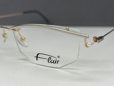 Flair Brille Damen Eckig Silber Gold Perle  r...