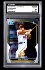 2023 Jase Bowen 1st Bowman Chrome Prospects Rookie Card BCP-146  Graded 10