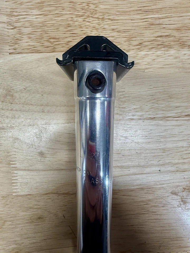 COMO NUEVO American Classic 27,2 mm X 270 mm Retro MTB Carretera Vintage Espejo Pulido Foto 3 de 4