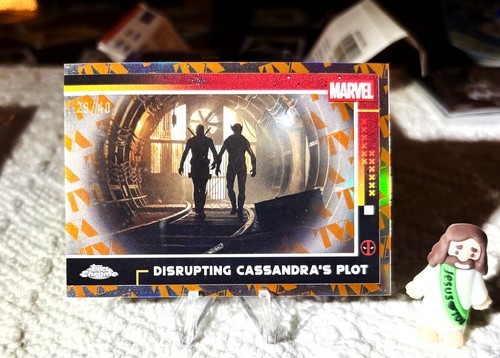 2025 TOPPS CHROME MARVEL DEADPOOL WOLVERINE CASSANDRA\'S PLOT TVA REFRACTOR # /40