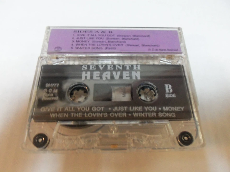 SEVENTH HEAVEN Demo Tape Cassette Private Hard Rock Hair Metal AOR PHILLY area - Image 3 of 3