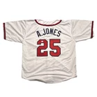 Andruw Jones Atlanta Braves Signed Baseball Jersey, JSA Authenticated