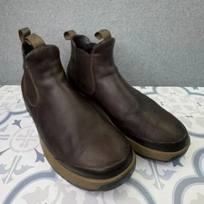 Danner Pub Garden Chelsea Boots Mens 12 Chocolate Leather Rubber Waterproof USA