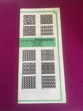 Mustervorlagen f&uuml;r Strickmaschine Pattern Set M 1004 - Zubeh&ouml;r-