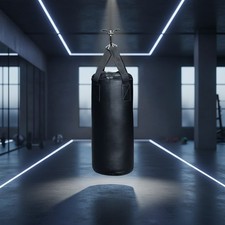 Boxset 10kg Boxsack gefüllt + Halterung + Handschuhe + Bandage Trainingssack