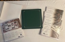 Creative Memories 12x12 Album Forest Green w/Gold Lot w/ Sheets  Protectors