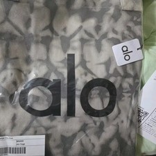 Alo Yoga Gray Tie-Dye Shopper Tote Bag - Authentic