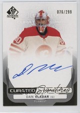 2024-25 SP Authentic Curated Signatures /299 Dan Vladar #SPC-DV Auto 1bi3
