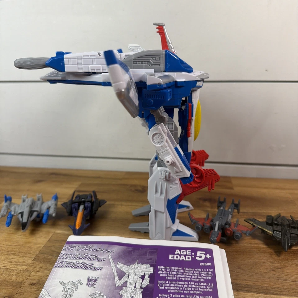 Transformers Universe Ramjet & Thunderclash +3 minicons COMPLETE 2003 Ships Fast - Image 2 of 4