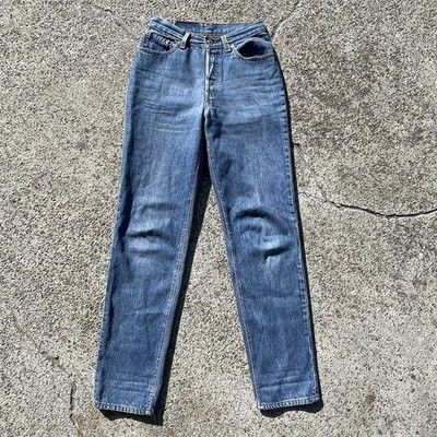 VTG Levis 501 Jeans Womens 7M 26x31 Made In USA Blue Denim Button Fly 80s