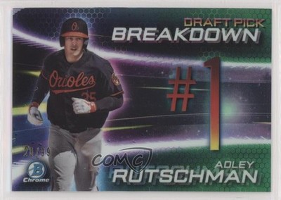 2019 Bowman Draft Green Refractor 20/99 Adley Rutschman #BSB-AR 1kk