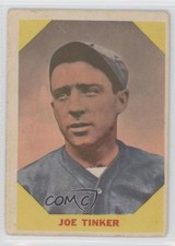 1960 Fleer Baseball Greats Joe Tinker #40 HOF 2f4