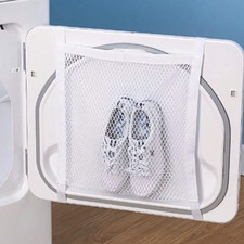 1pc Sports Shoe Washing&Drying Mesh Bag with Elastic Straps – Durable & Reusable