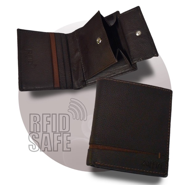 Herren Damen Echt Leder Rfid Slim GeldböRse Portemonnaie Geldbeutel Brieftasche-image