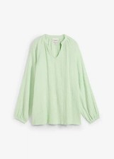 Long-Tunika Gr. 42 Hellschilf Damentunika Bluse Shirt Oberteil Neu*