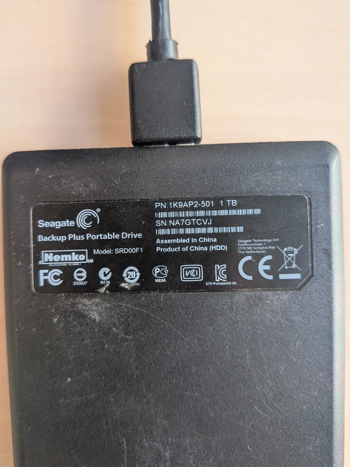 1TB externe Festplatte HDD Seagate USB 3.0 - Bild 2 von 2