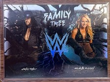 2026 Topps Chrome WWE Undertaker Michelle McCool Family Tree Refractor FAM-UM