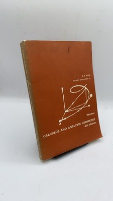 Calculus and Analytic Geometry: Student Supplement George B. Thomas, Jr. Pape...
