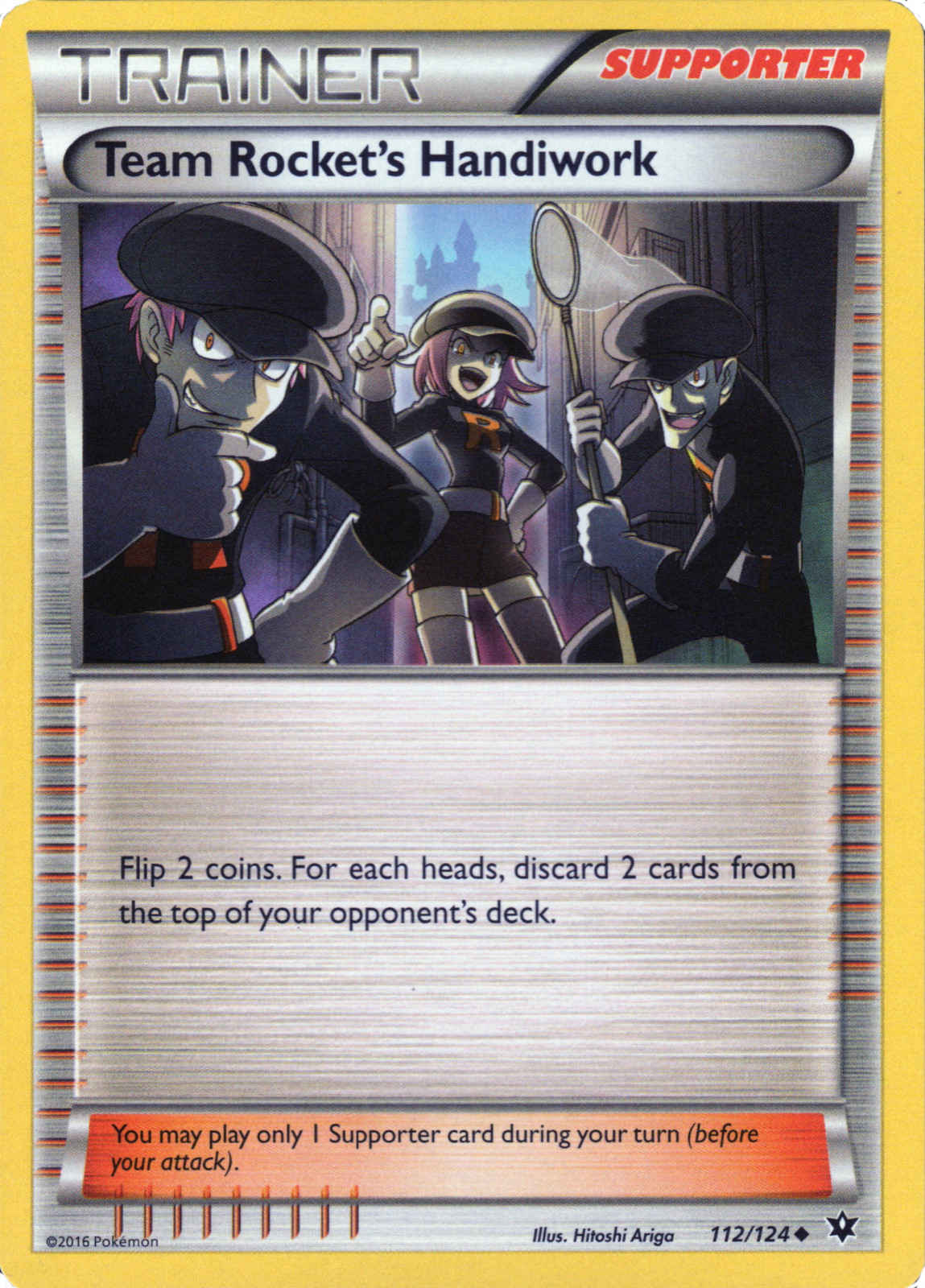 Team Rocket's Handiwork 112/124 | XY - Fates Collide | Pokemon | ENG | Uncommon
