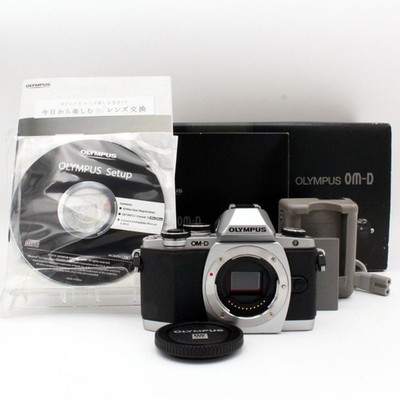 Only 1735 shutter counts OLYMPUS OM-D E-M10 Body Silver #9940