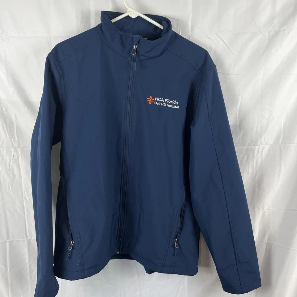 Chaqueta Port Authority Azul Forrada de Vellón Cremallera Completa Talla Grande Hca Florida Foto 2 de 4