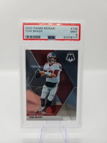 2020 Panini Mosaic Tom Brady #135 Tampa Bay Buccaneers Psa 9