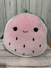 Squishmallow 16" Wanda the Watermelon Toy Soft Plush Pillow 40cm VGC