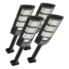 4 Pack Solar Flood Lights Outdoor, Solar Lights Outdoor Waterproof with Remot...