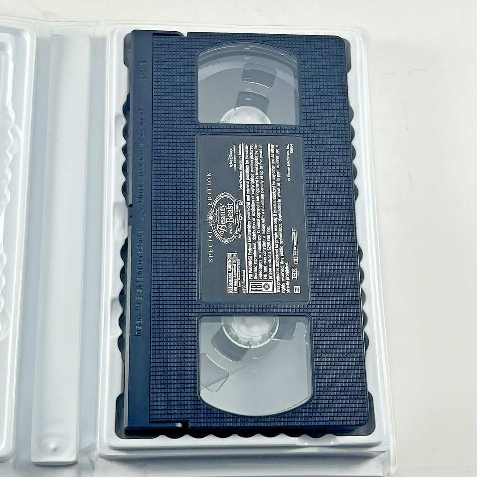 Disney Beauty and the Beast The Enchanted Christmas VHS Special Edition - Image 3 of 3