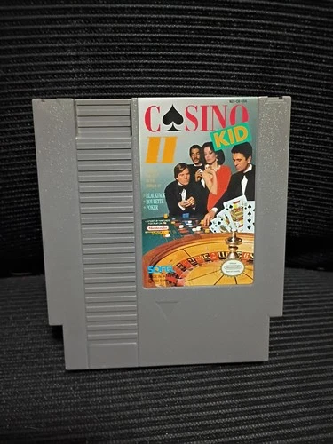 Casino Kid II 2 Nintendo NES Authentic Tested Clean
