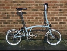 Brompton M3L 3 Speed Folding Bike Blue Sturmey Archer Hub + Pump Christmas Gift
