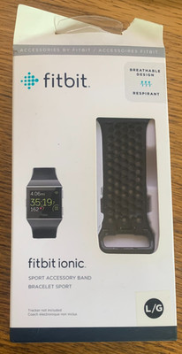 Fitbit Ionic Sport Accesory Band L/G - New - Damaged Box