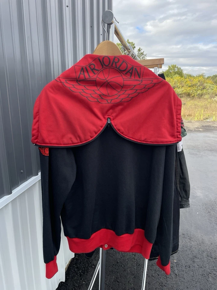 Rare Vintage Nike Air Jordan 85 Wing Jacket Men Size XL zip hoodie - Image 2 of 4