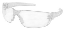 MCR Safety Glasses - Clear Frame - Clear MAX6 - Anti-Fog Lens