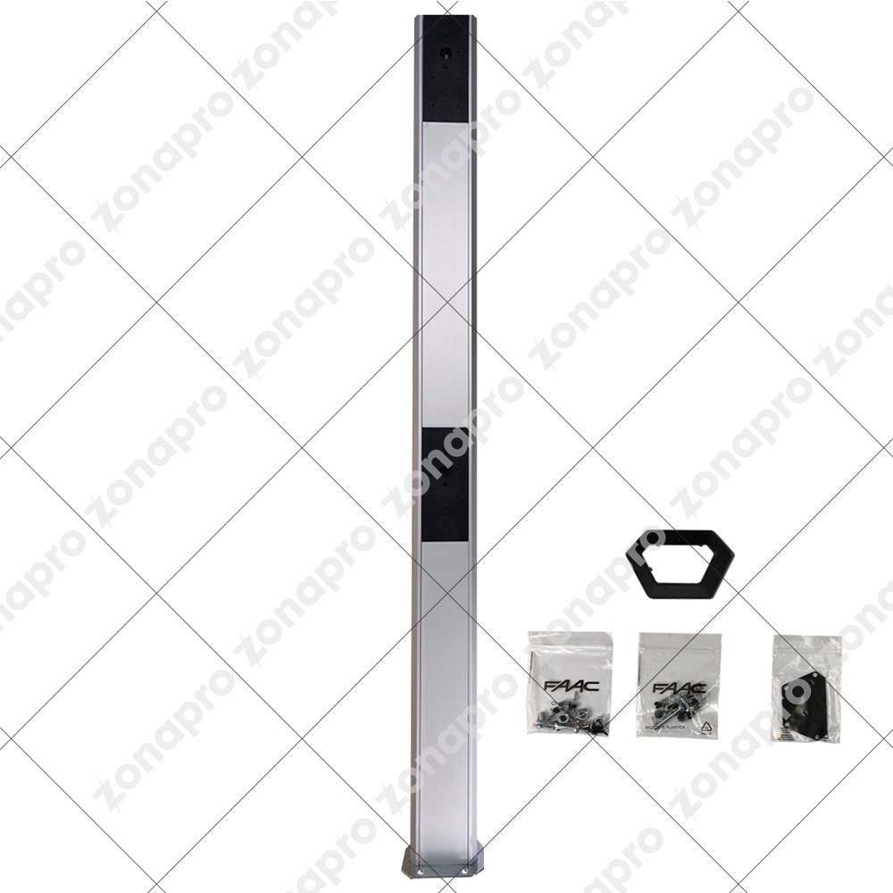 Colonnina FAAC Genius 401080 100cm Doppia | Supporto Fotocellule e Tastiera