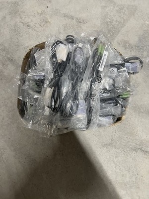 Kabel VGA AUX DVI-D gemischt ca. 70 Kabel Konvolut Monitorkabel Audio Posten