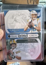 2020 Panini Contenders - Round Numbers Justin Herbert, Jordan Love #RN-HL (RC)