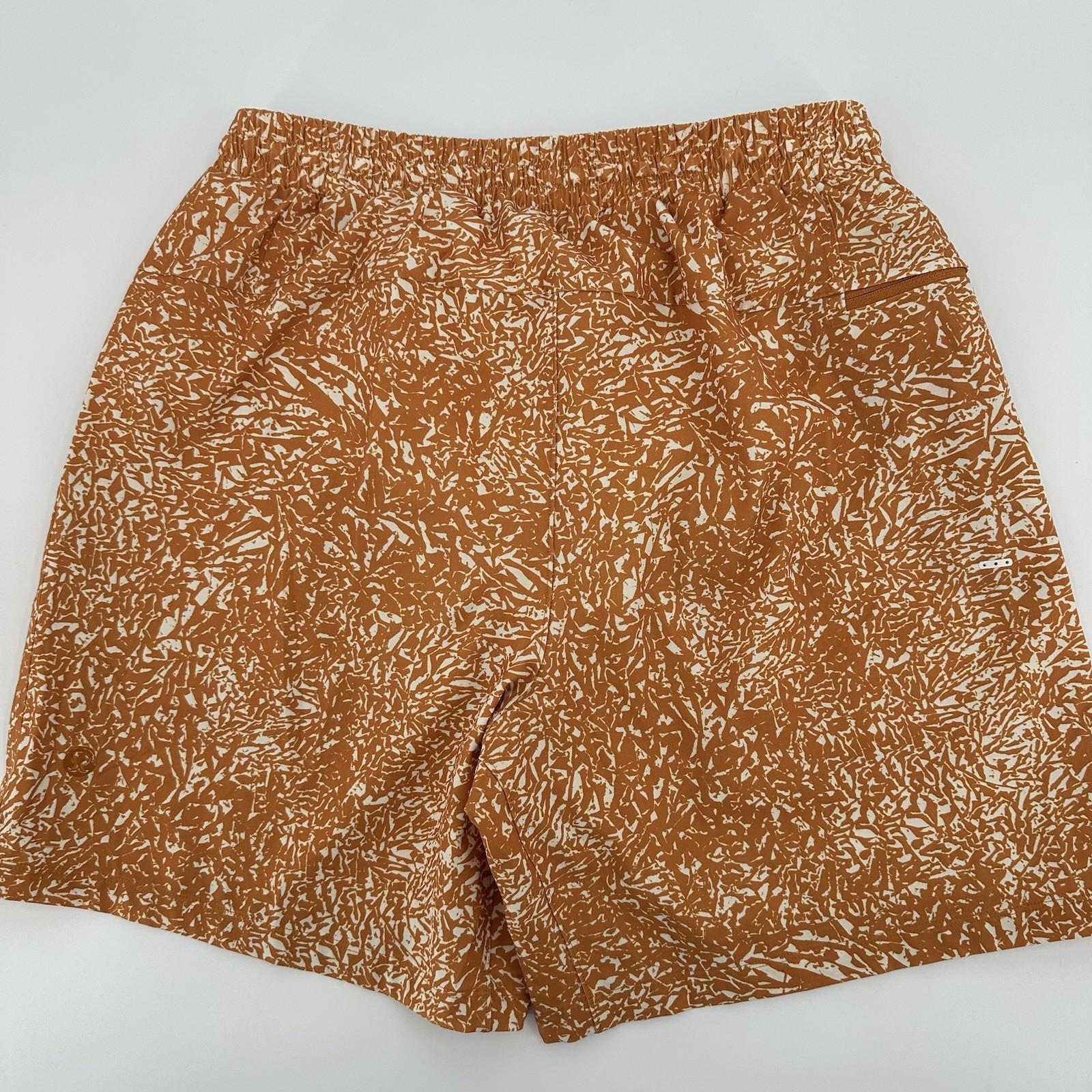 Lululemon Shorts Mens Medium Pool Short 7” Autumn Sorbet Orange Clementine Lined image 2