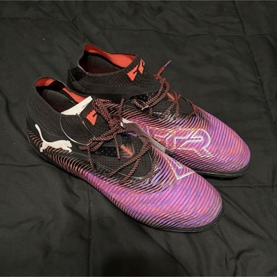 PUMA Future Ultimate Men's Low Top Lace-Up Athletic Sneaker Black Purple