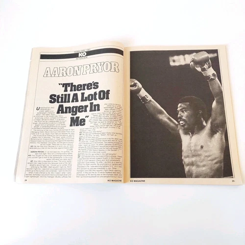 KO Magazine Feb 1981 Boxing MUHAMMAD ALI Cover w/ Thomas Hitman Hearns Poster #2 - 画像6/12