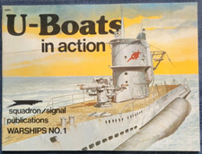 Squadron/Signal Warships No. 1: U-Boats in Action by Robert Stern (1996, Trade..