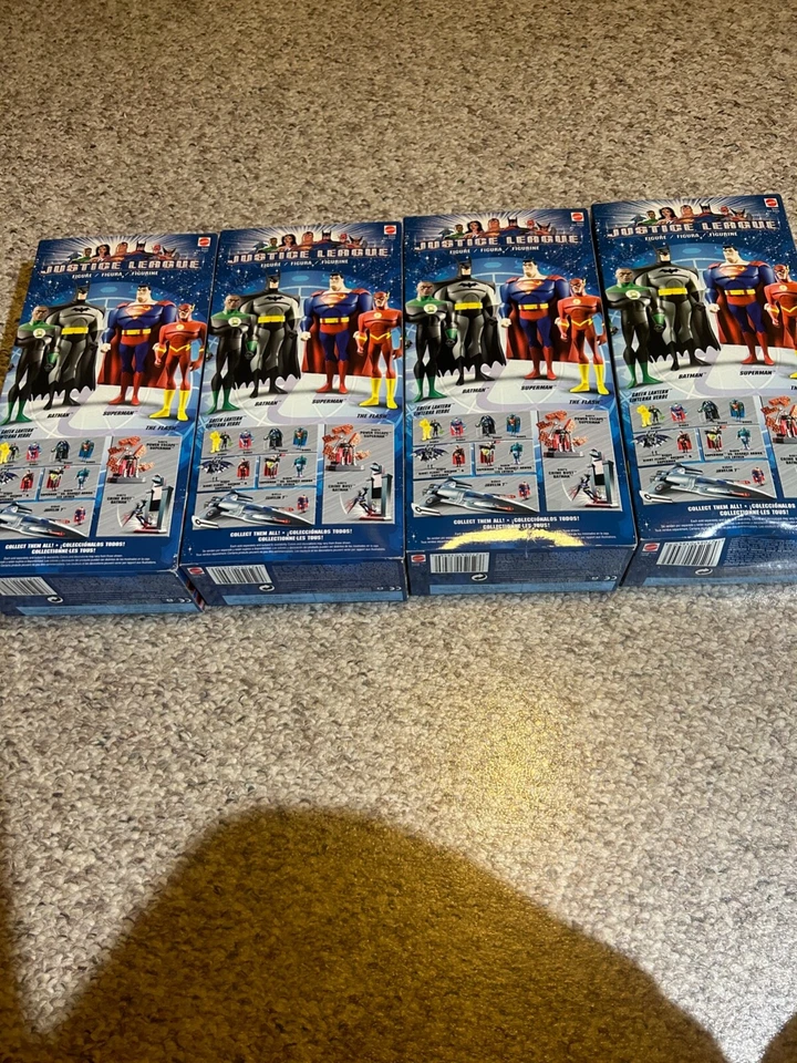 Figuras de la Liga de la Justicia 2003 DC Comics 10" Mattel Flash Batman Lantern Superman Foto 2 de 4