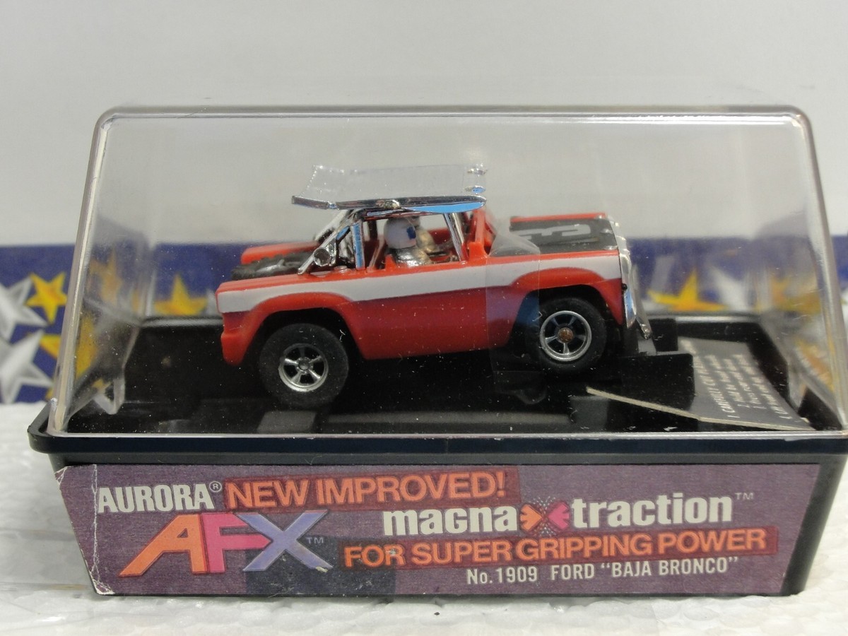 AURORA AFX #1909 FORD BAJA BRONCO HO SLOT CAR NEW BANDED UNUSED