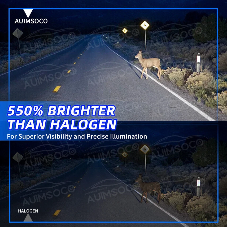 Combo de 6 luces LED blancas para coche + luces antiniebla para Dodge Intrepid 1998-2004 Foto 3 de 4