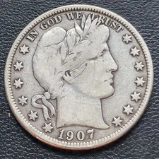 1907 O Barber Half Dollar 50c Better Grade #29322