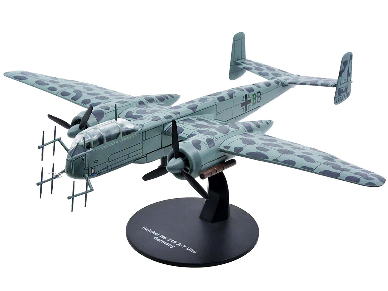 Heinkel HE 219 A-7 UHU Fighter Plane (Germany 1942) 1/72 Diecast Model