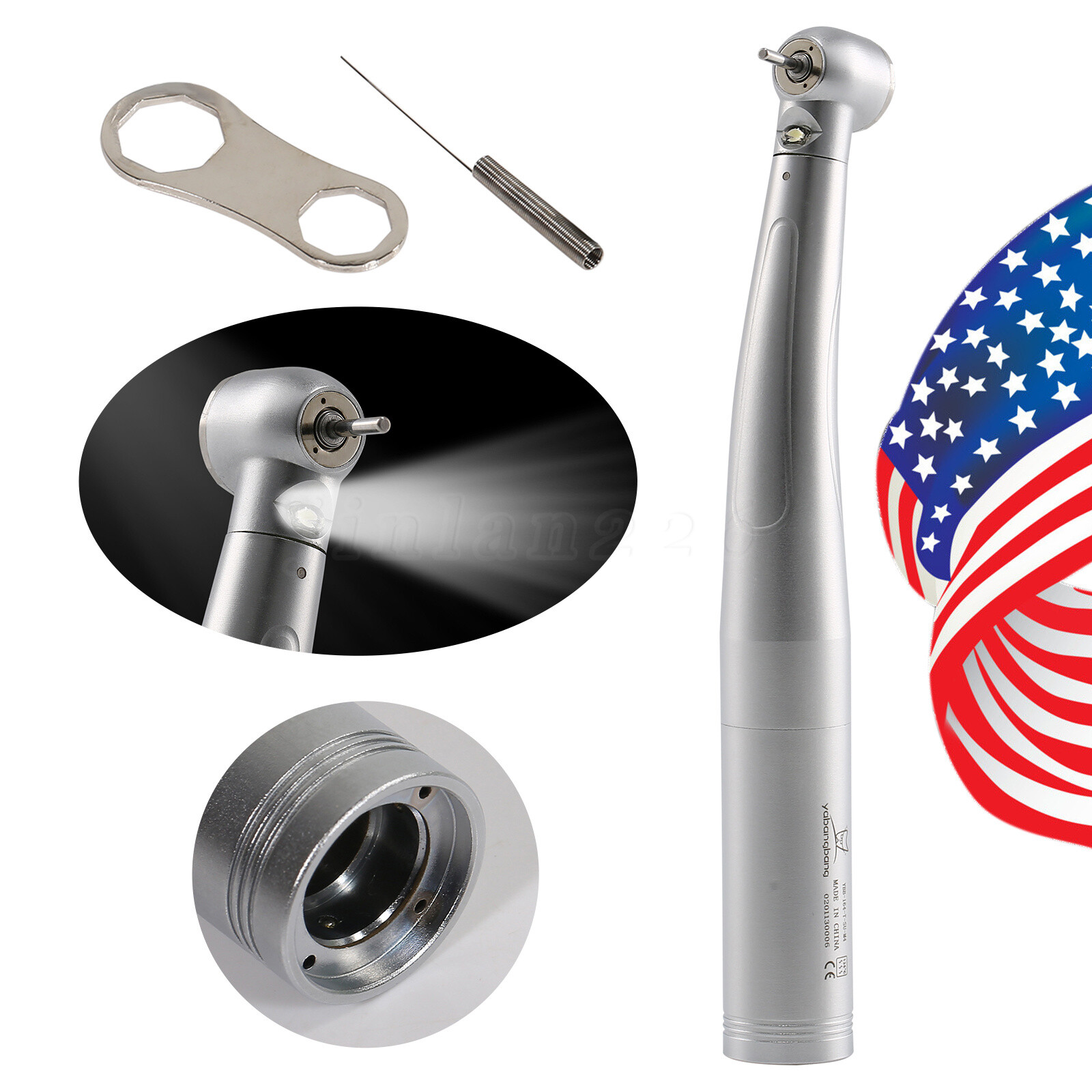 KaV Style Dental LED E-generator / Fiber Optic Handpiece / 4/6H Quick Coupler