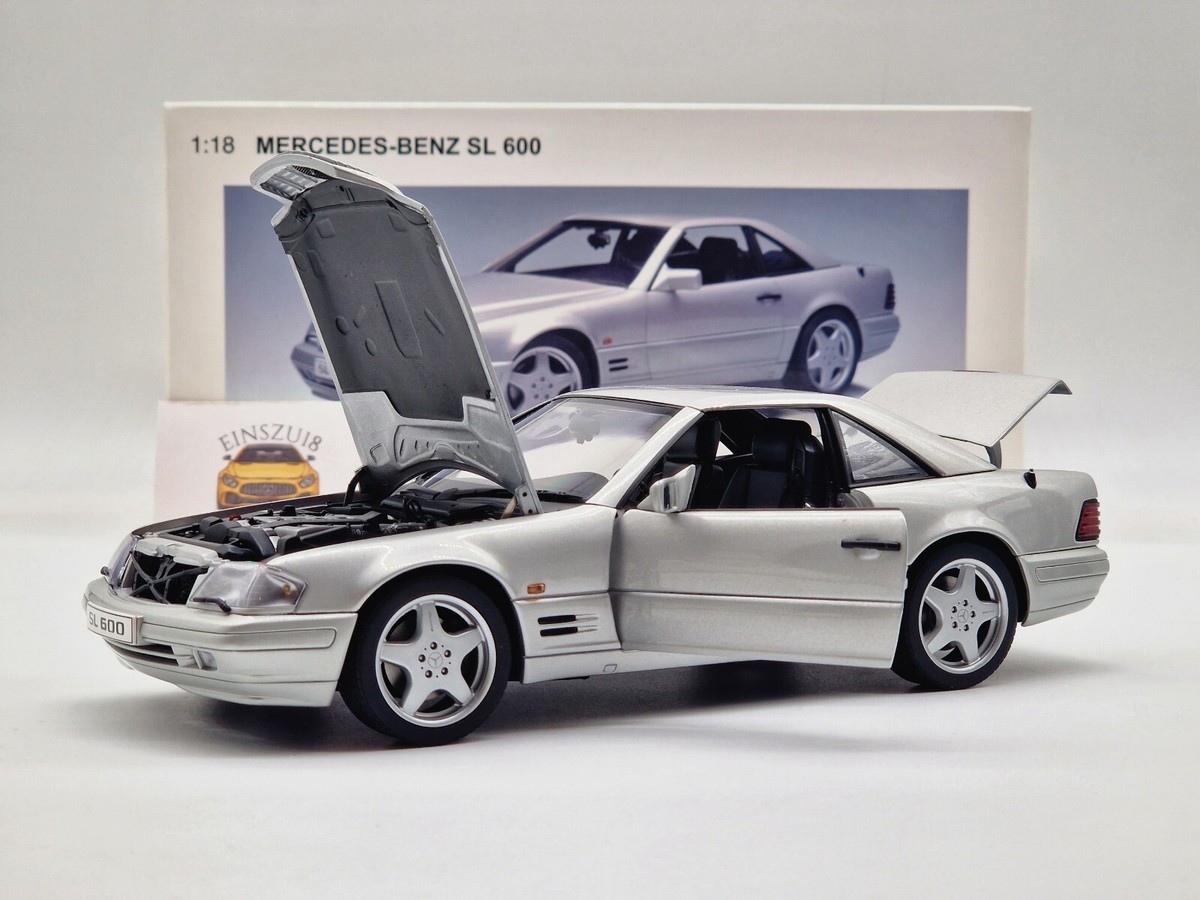 ミニカー Mercedes Benz SL 600 メルセデスベンツ SL600 1997 (ブラック) (ミニカー) - ホビーサーチ