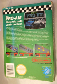 Circle Seal R.C. Pro-Am Nintendo NES RC Juego Completo, Caja, Manual y P&oacute;ster